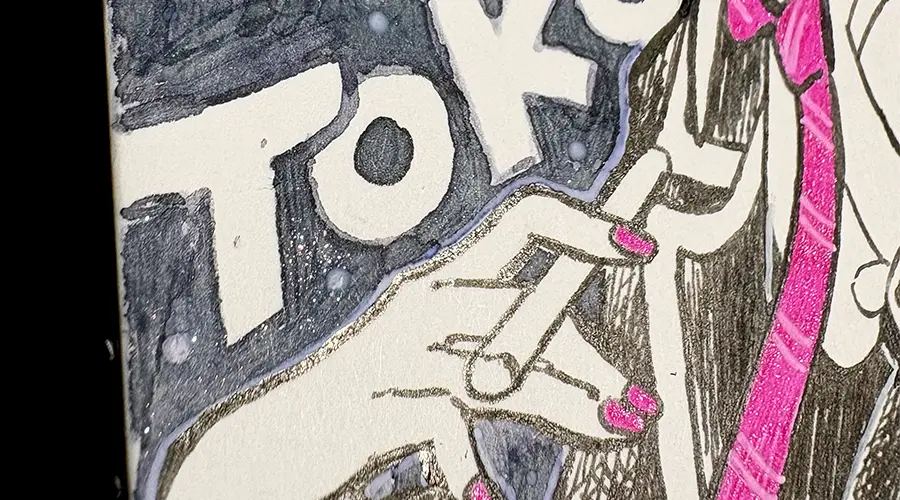 船の上の流星群のラメ