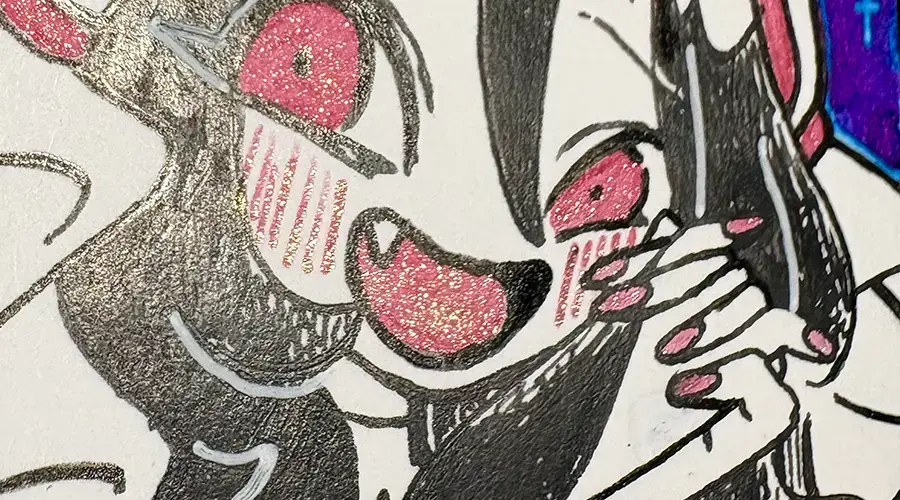 桜色クローゼットのラメ